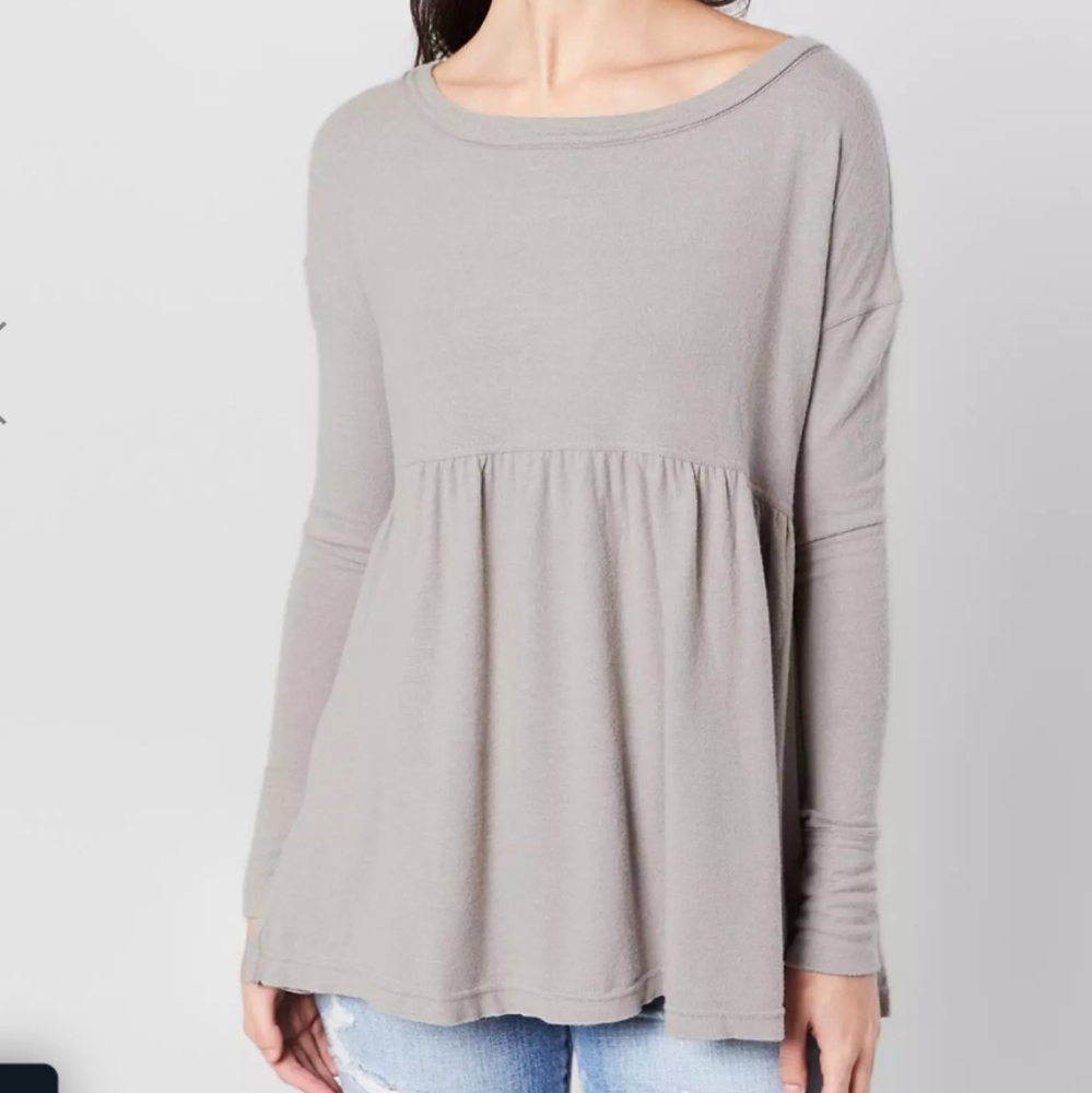 Free People Forever Your Girl Babydoll Top Size XS